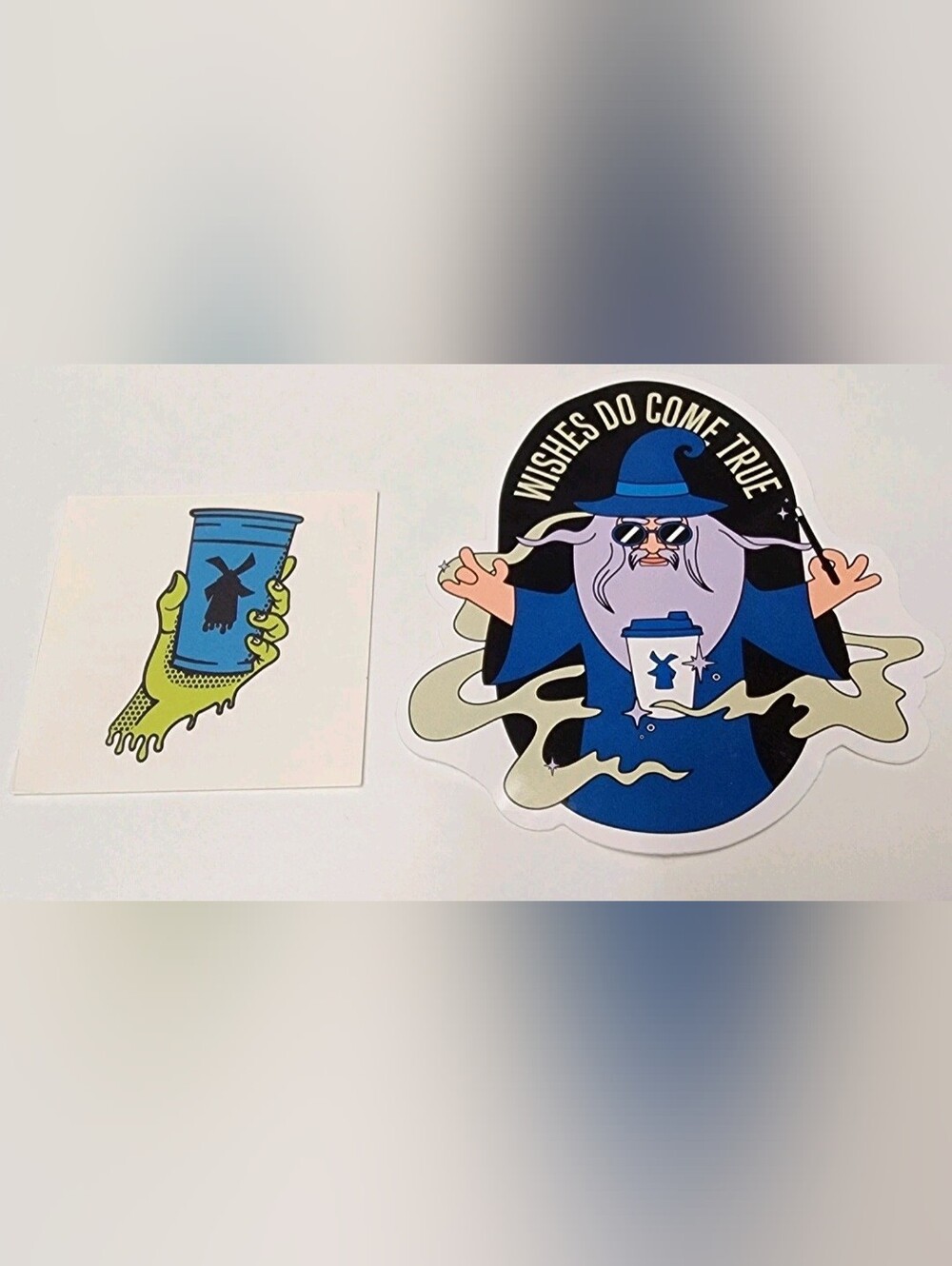 Dutch Bros "Wish Do Come True" 2024 Sticker & Zombie Hand Temp Tattoo